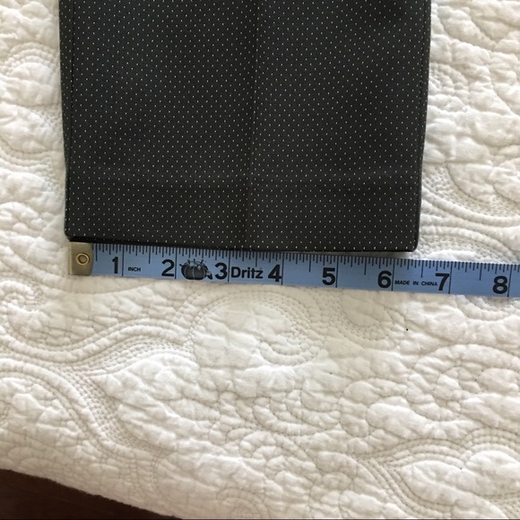 NY & Co. Dark Grey Dot Ankle Pants - Picture 3 of 8